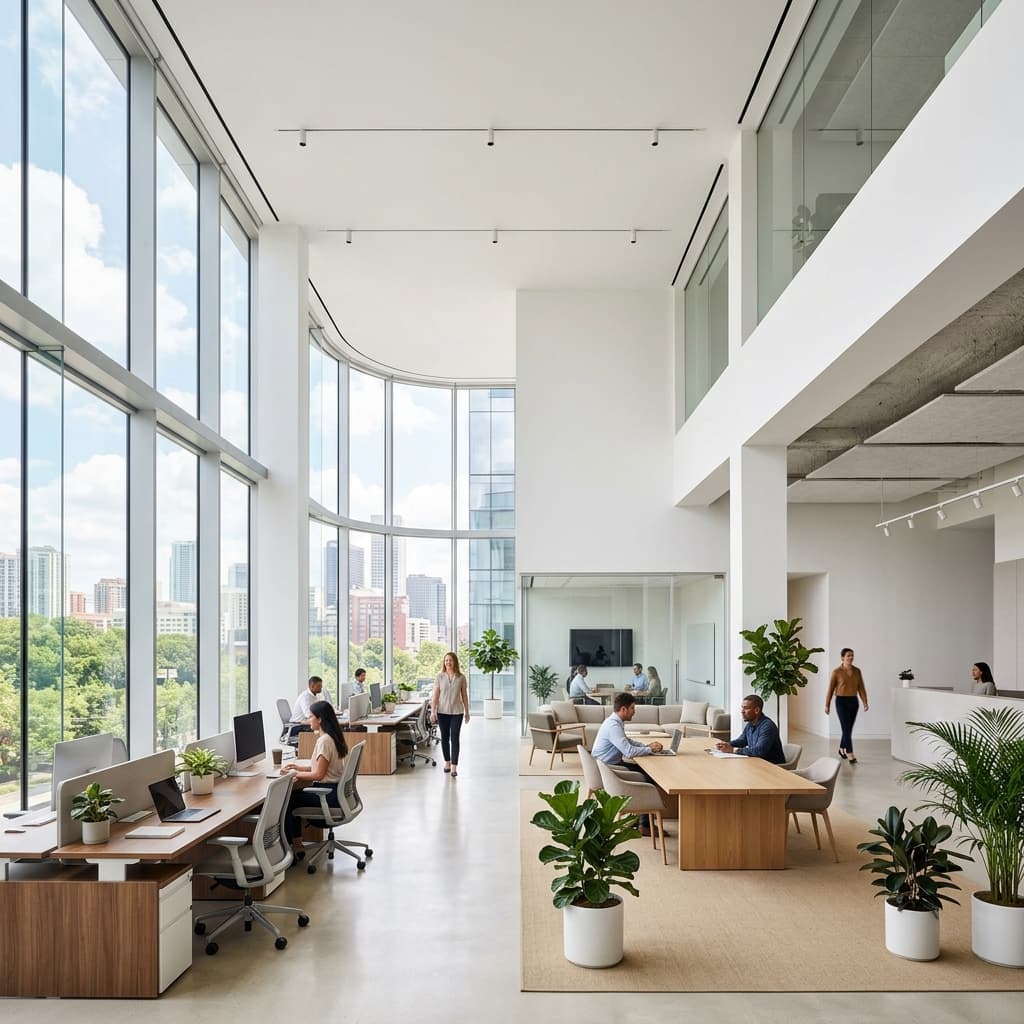 Modern minimalist office